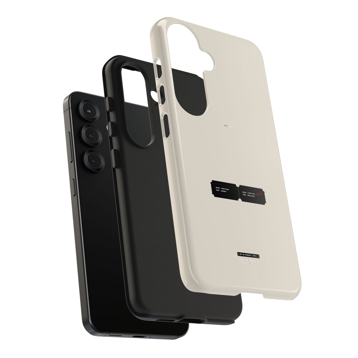 Bet On Yourself. Twice. — iPhone Tough Case