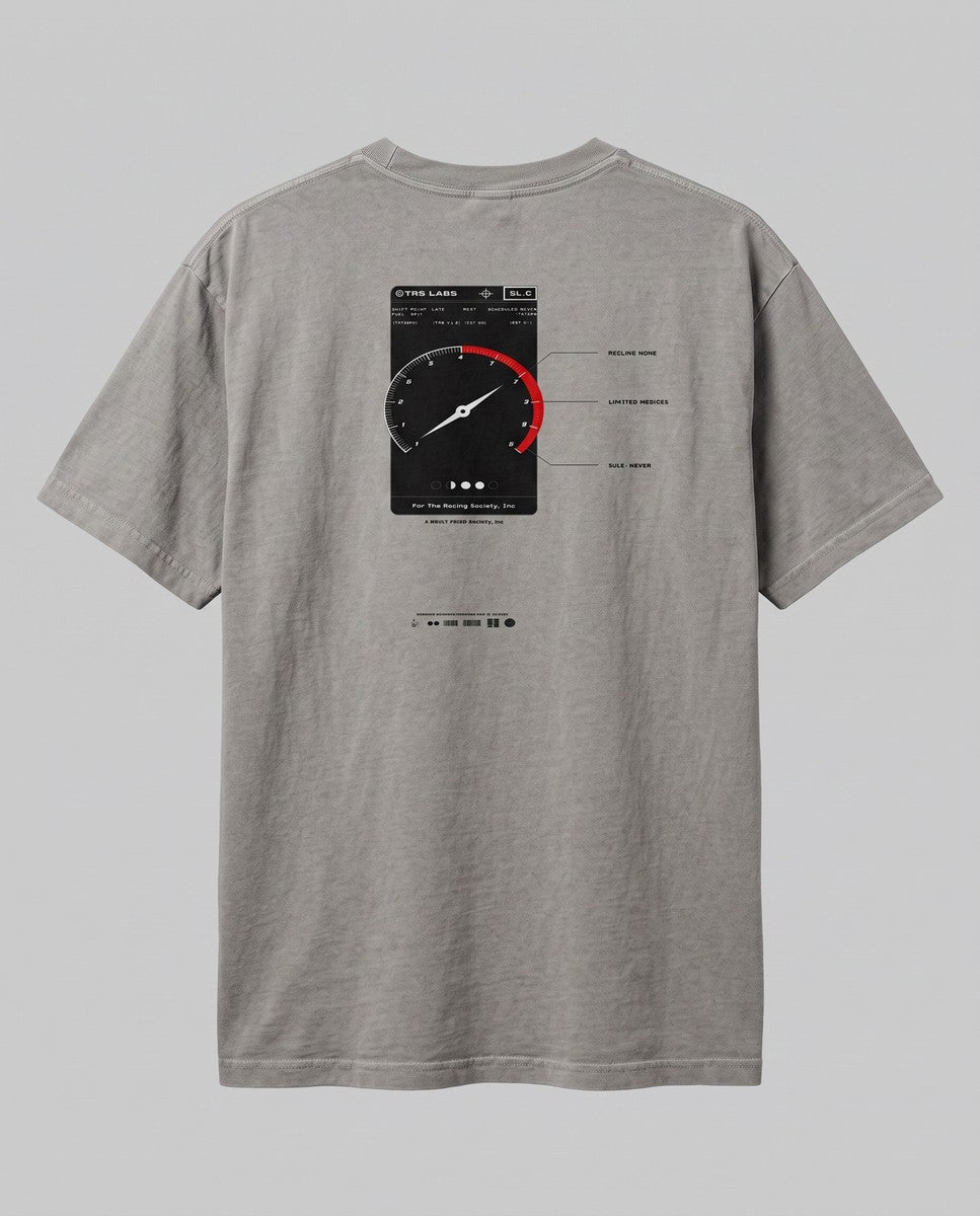 Built After Midnight — back flat, Faded Grey