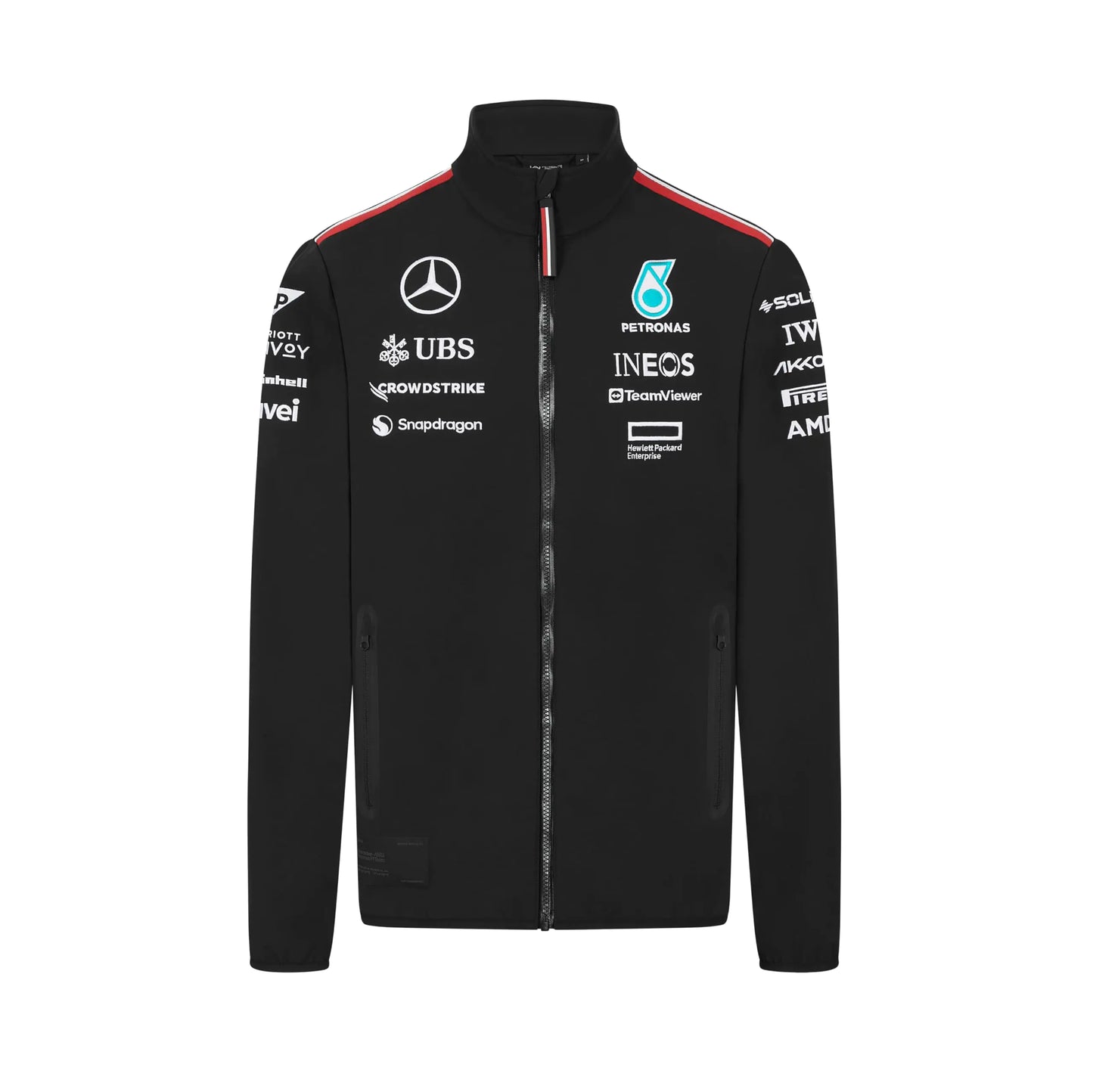 Mercedes AMG Petronas F1 Mens 2024 Team Softshell Jacket