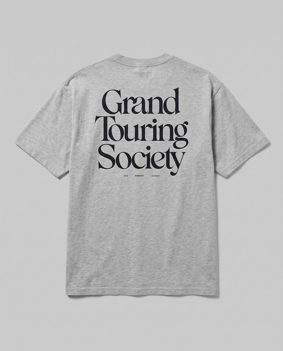 Grand Touring Society — back flat, Faded Grey