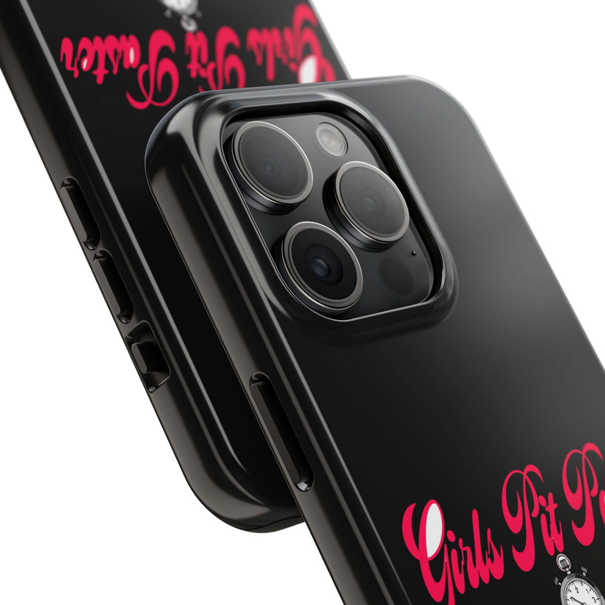 Girls Pit Faster Stopwatch — iPhone Tough Case