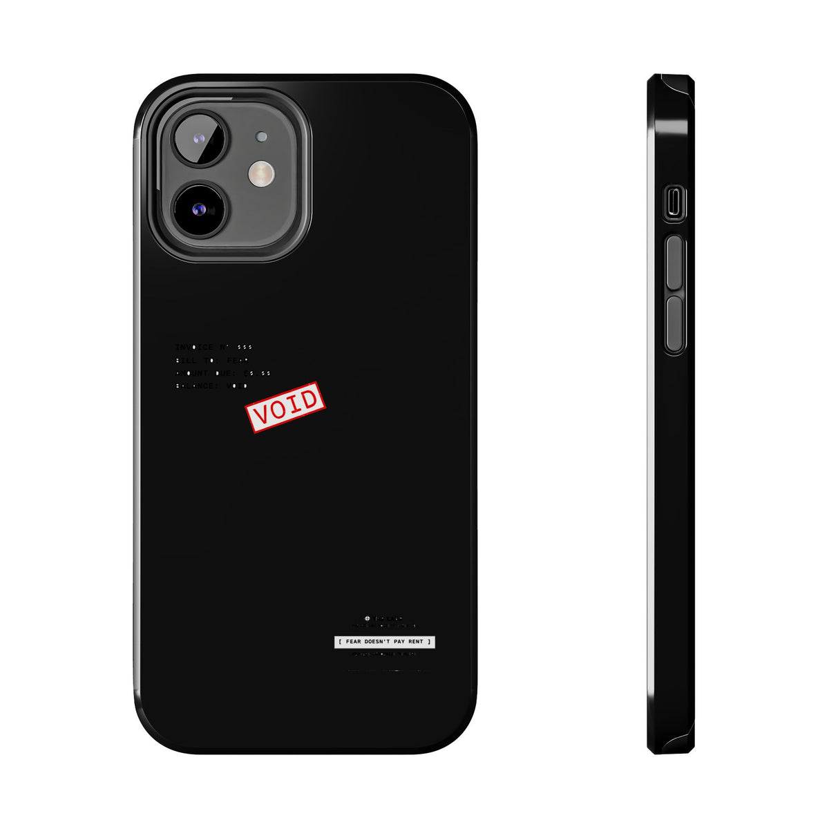 Fear Doesn't Pay Rent — iPhone Tough Case