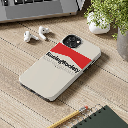 Racing Society Box Logo — iPhone Tough Case