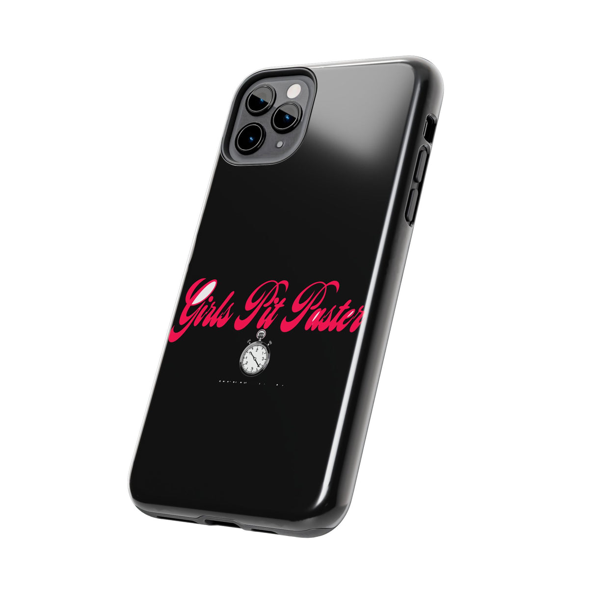 Girls Pit Faster Stopwatch — iPhone Tough Case