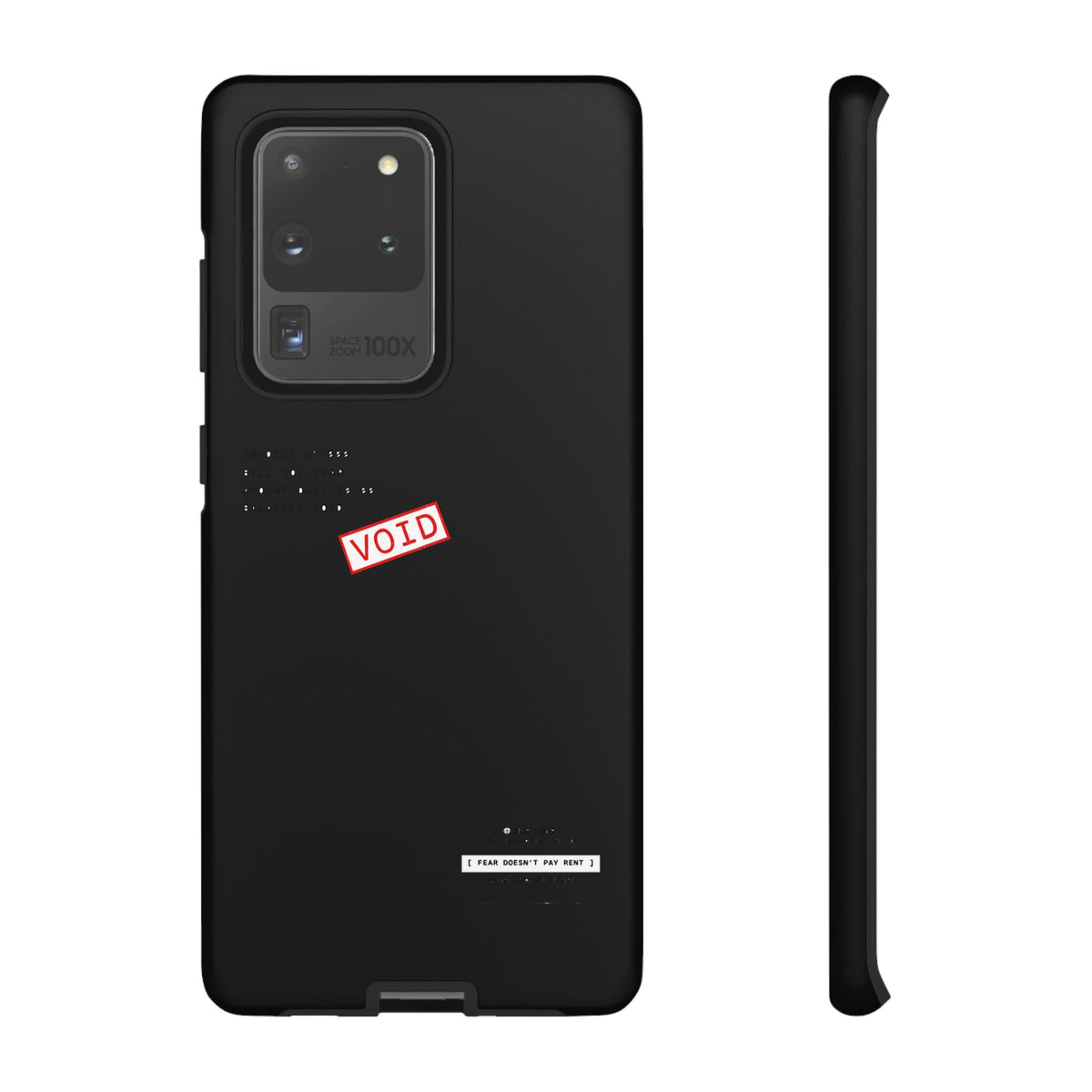 Fear Doesn't Pay Rent — Samsung Galaxy Tough Case