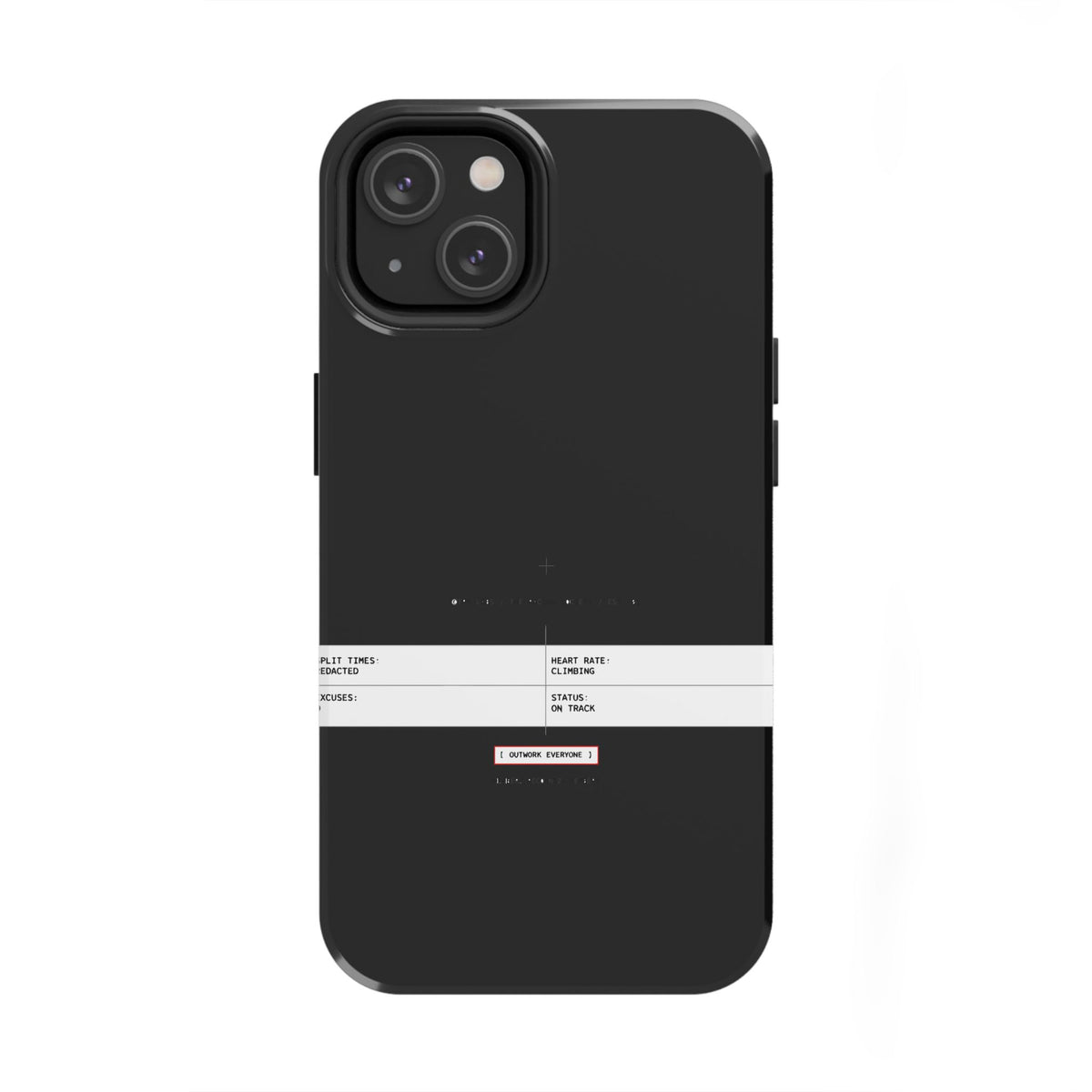 Split Times Redacted — iPhone Tough Case