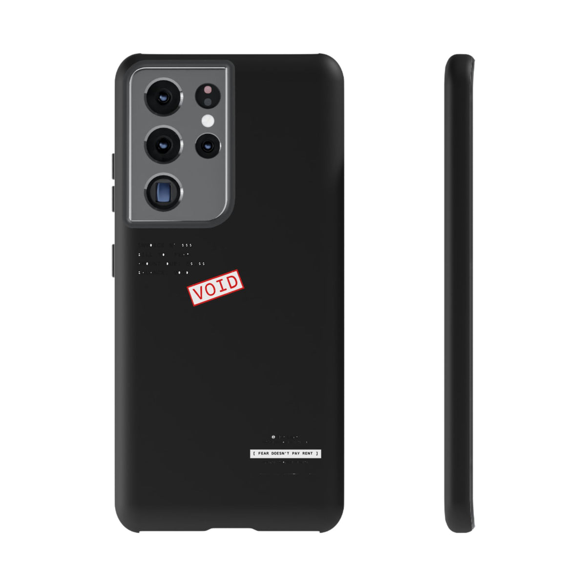 Fear Doesn't Pay Rent — Samsung Galaxy Tough Case