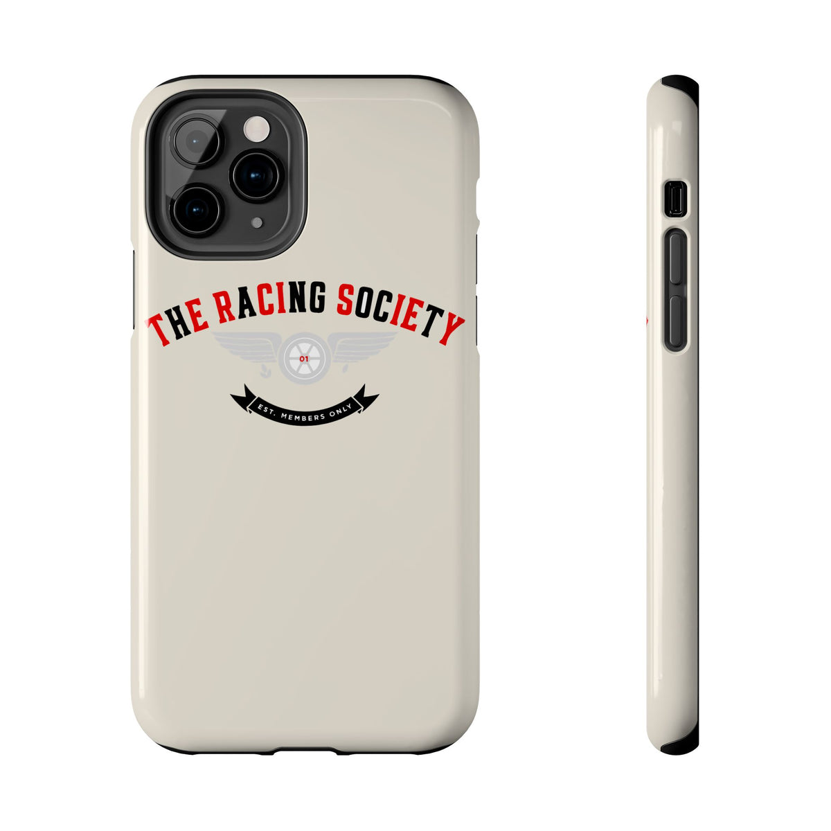 Racing Society Crest — iPhone Tough Case
