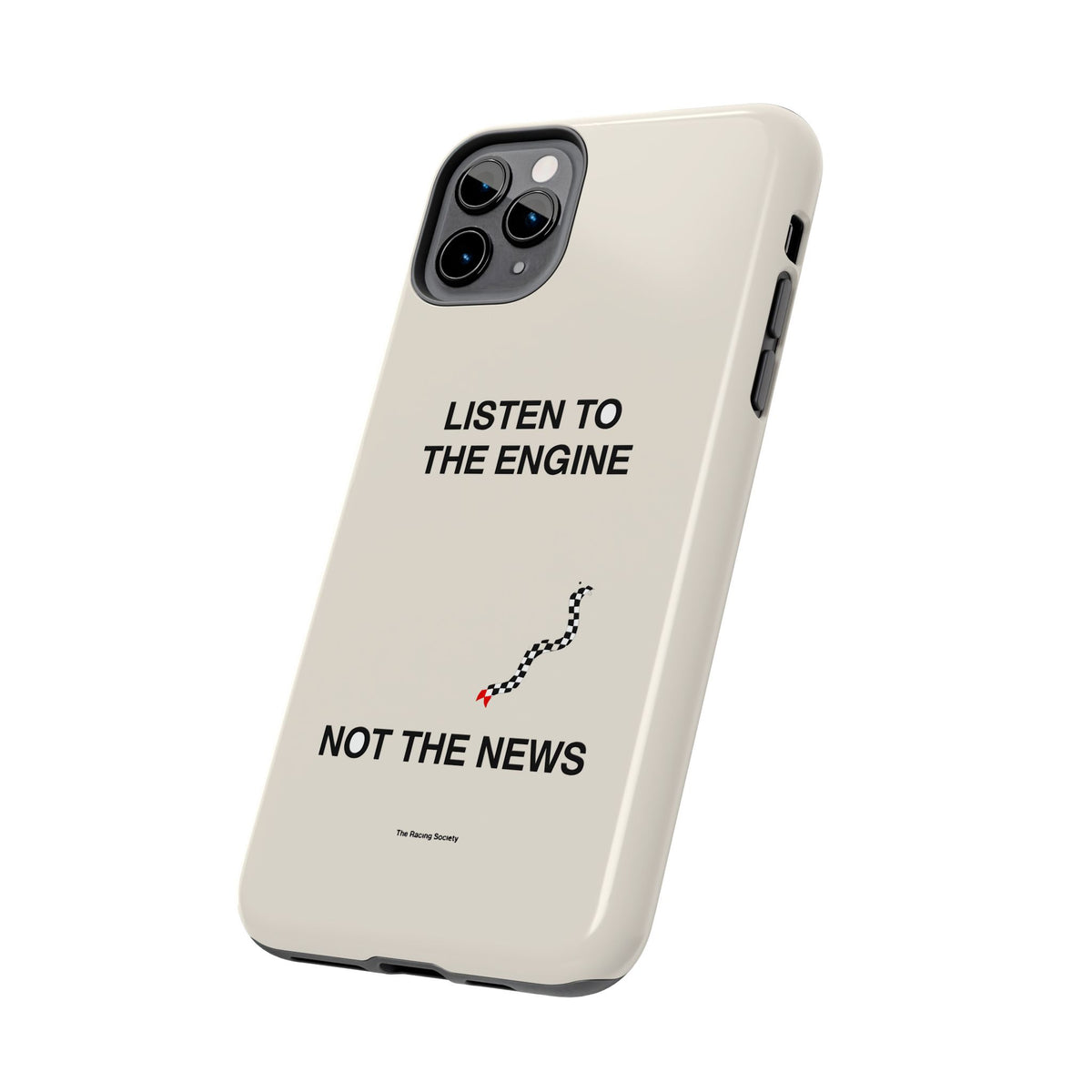 Listen To The Engine, Not The News — iPhone Tough Case
