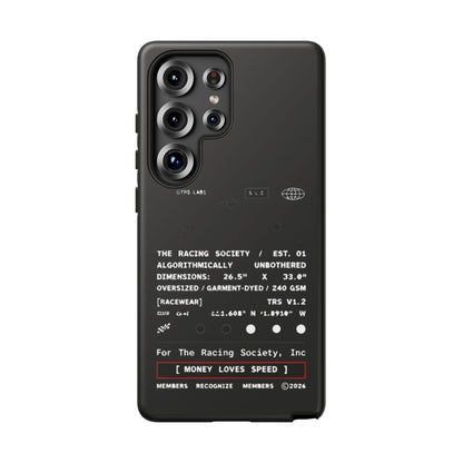 Money Loves Speed Spec — Samsung Galaxy Tough Case