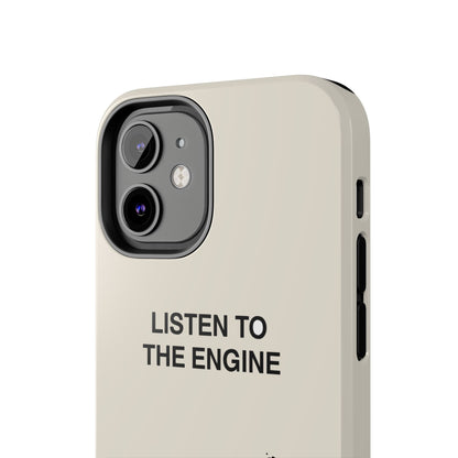 Listen To The Engine, Not The News — iPhone Tough Case