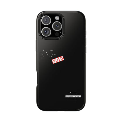 Fear Doesn't Pay Rent — iPhone Tough Case