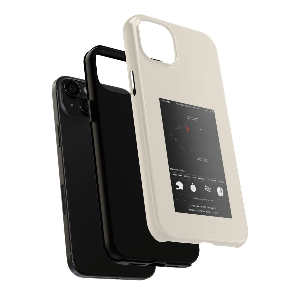 The Map Is Not The Lap — iPhone Tough Case