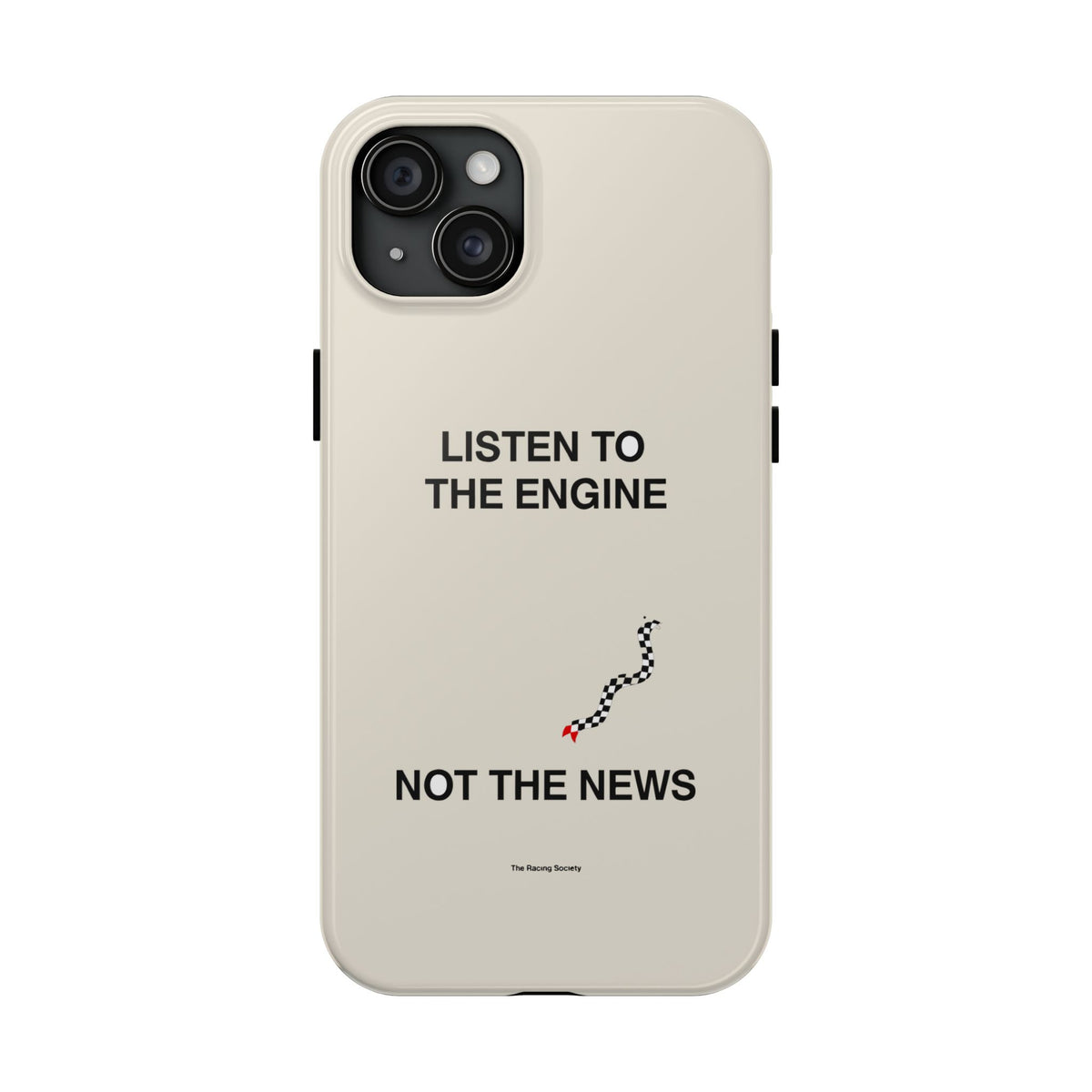 Listen To The Engine, Not The News — iPhone Tough Case