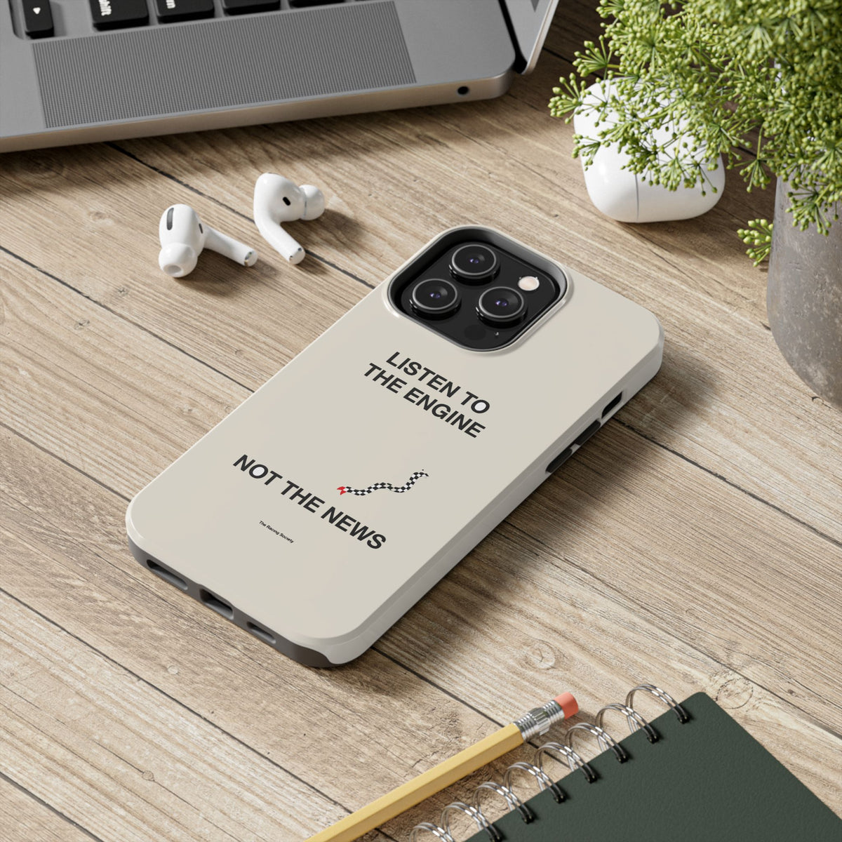 Listen To The Engine, Not The News — iPhone Tough Case