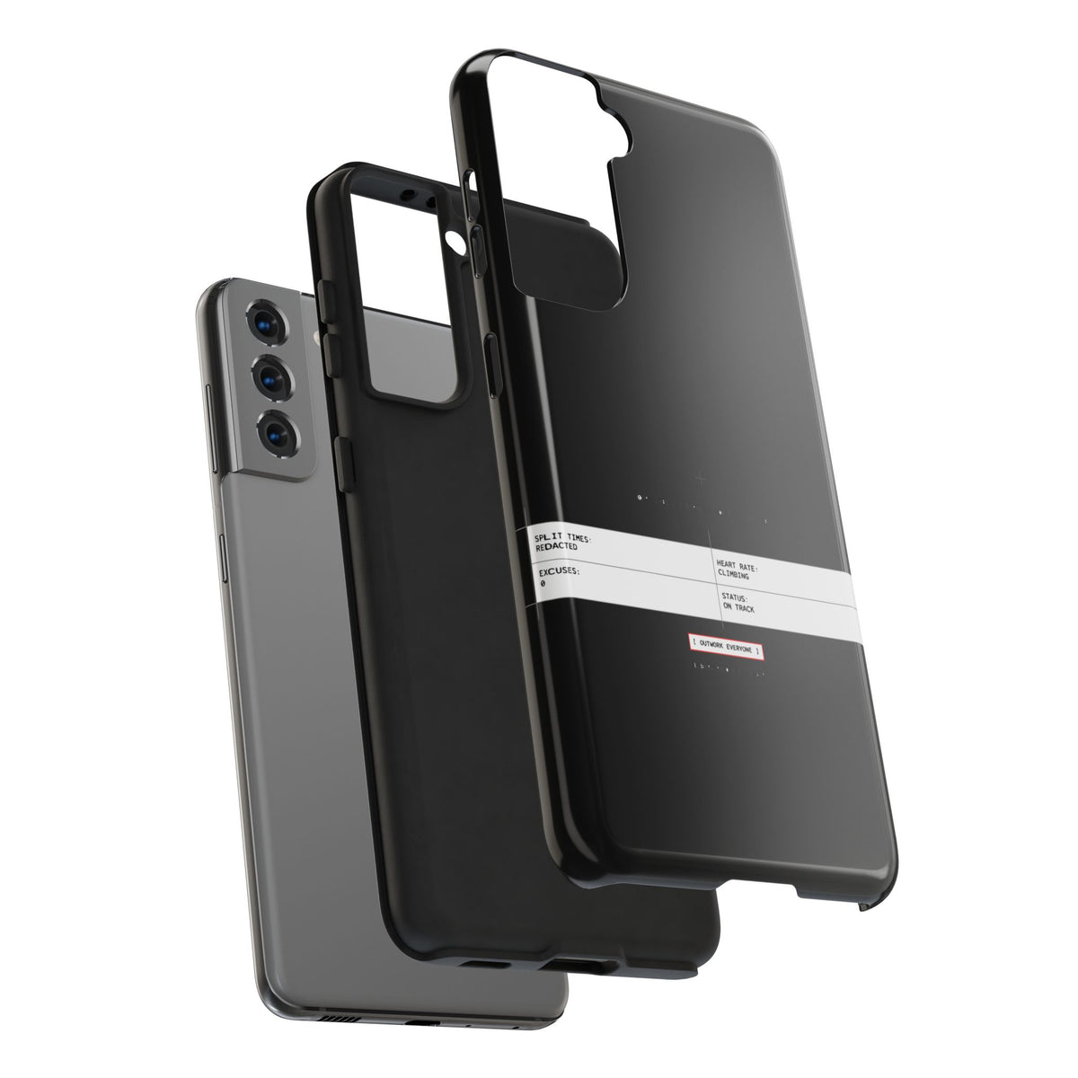 Split Times Redacted — iPhone Tough Case