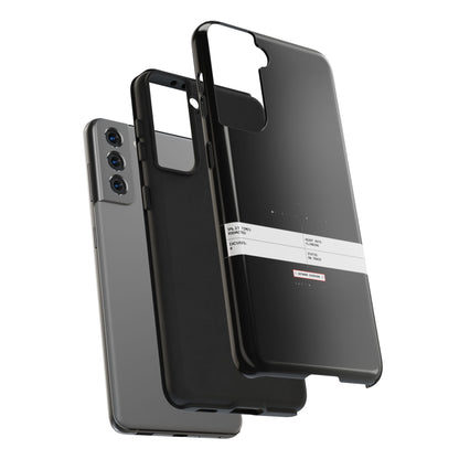 Split Times Redacted — iPhone Tough Case