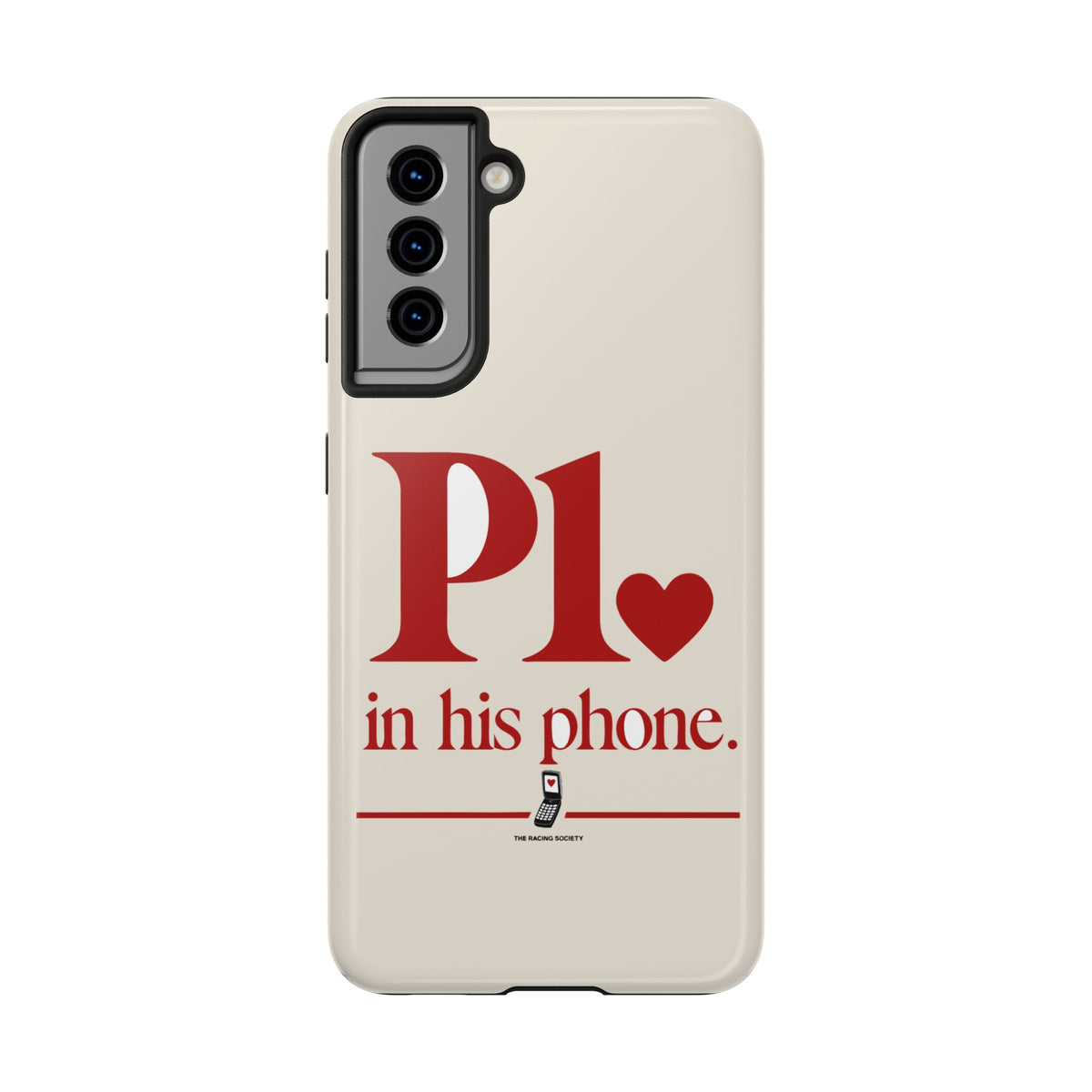 P1 In His Phone — iPhone Tough Case