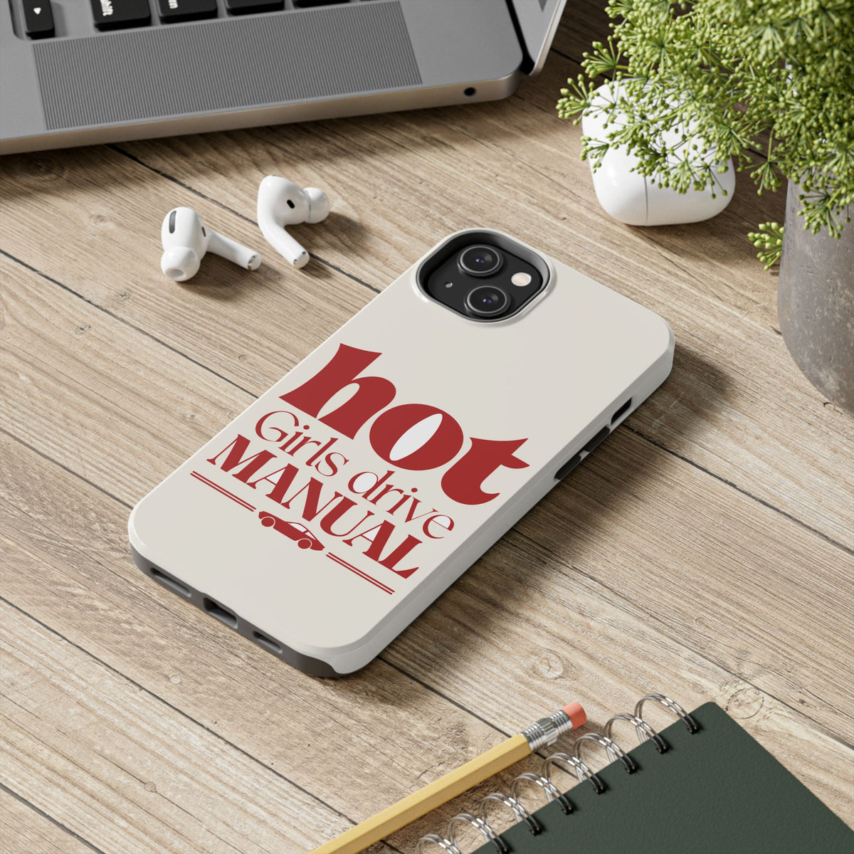 Hot Girls Drive Manual — iPhone Tough Case