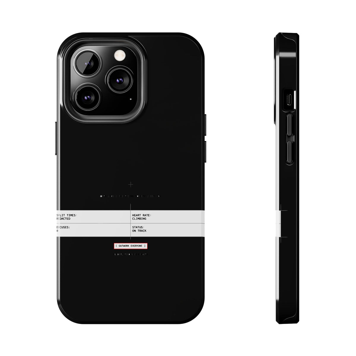 Split Times Redacted — iPhone Tough Case