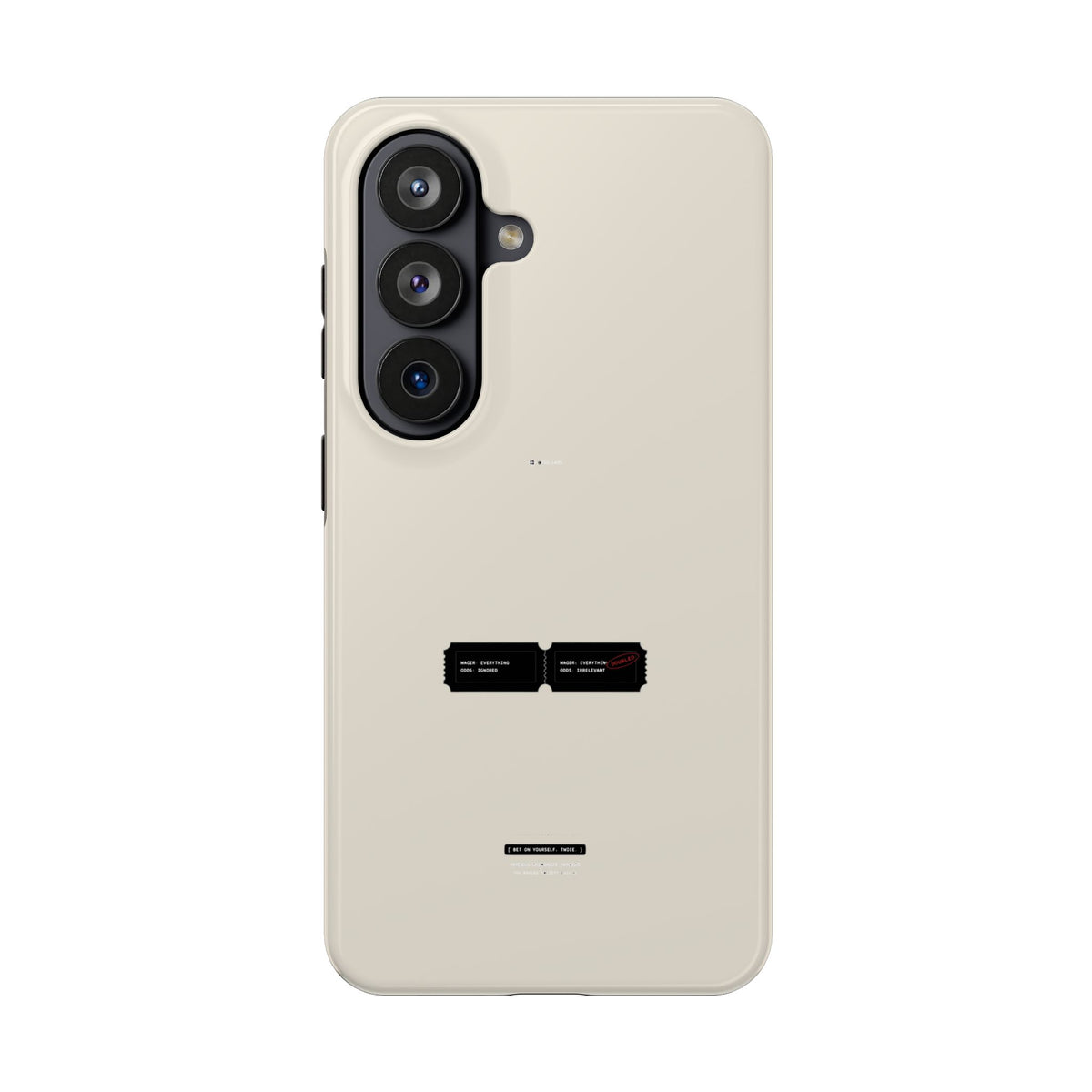 Bet On Yourself. Twice. — iPhone Tough Case