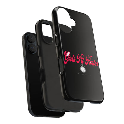 Girls Pit Faster Stopwatch — iPhone Tough Case