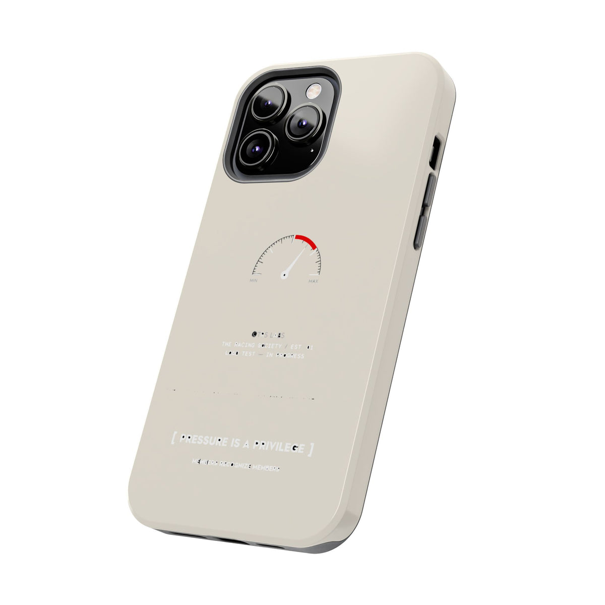 Pressure Is A Privilege — iPhone Tough Case