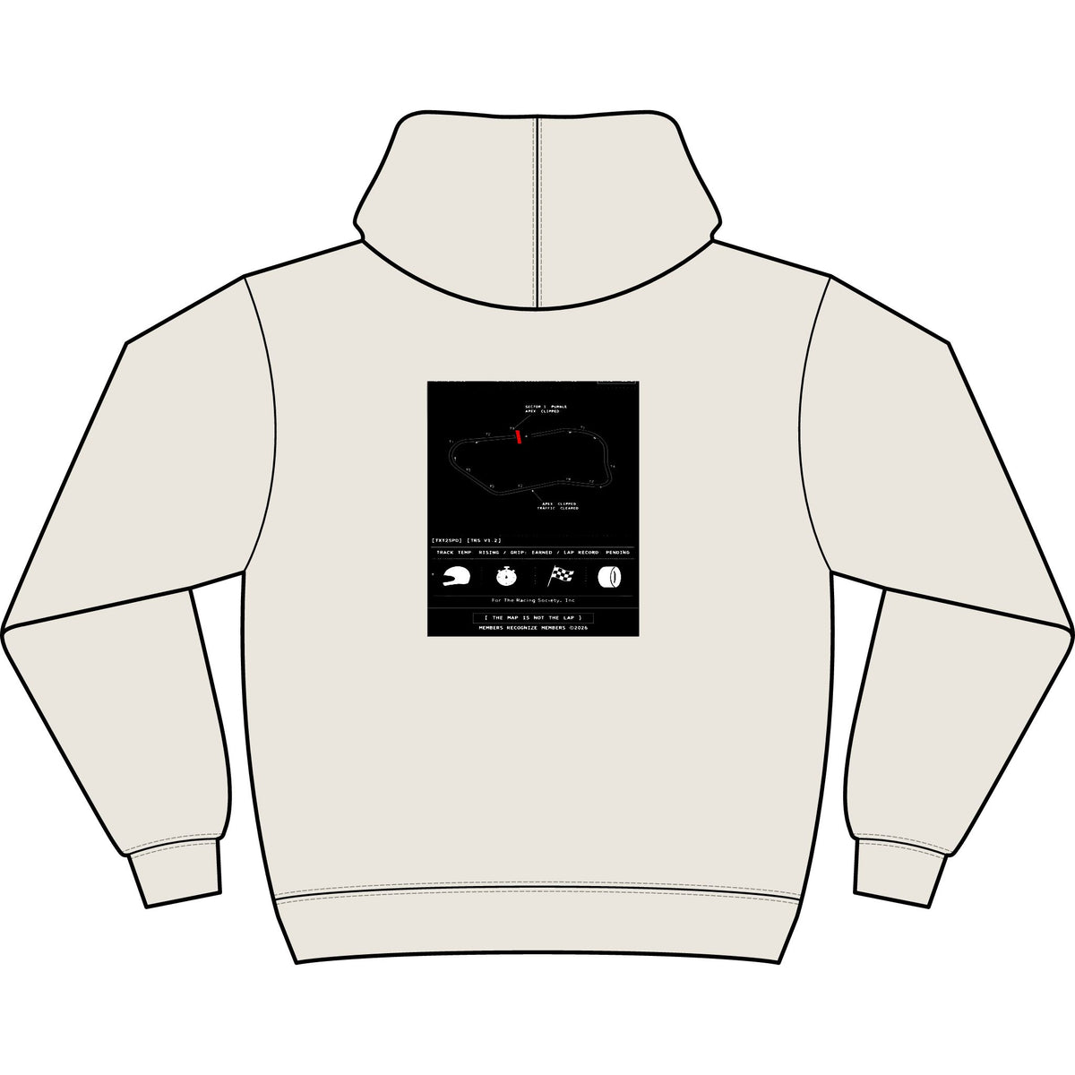 The Map Is Not The Lap — Box Hoodie