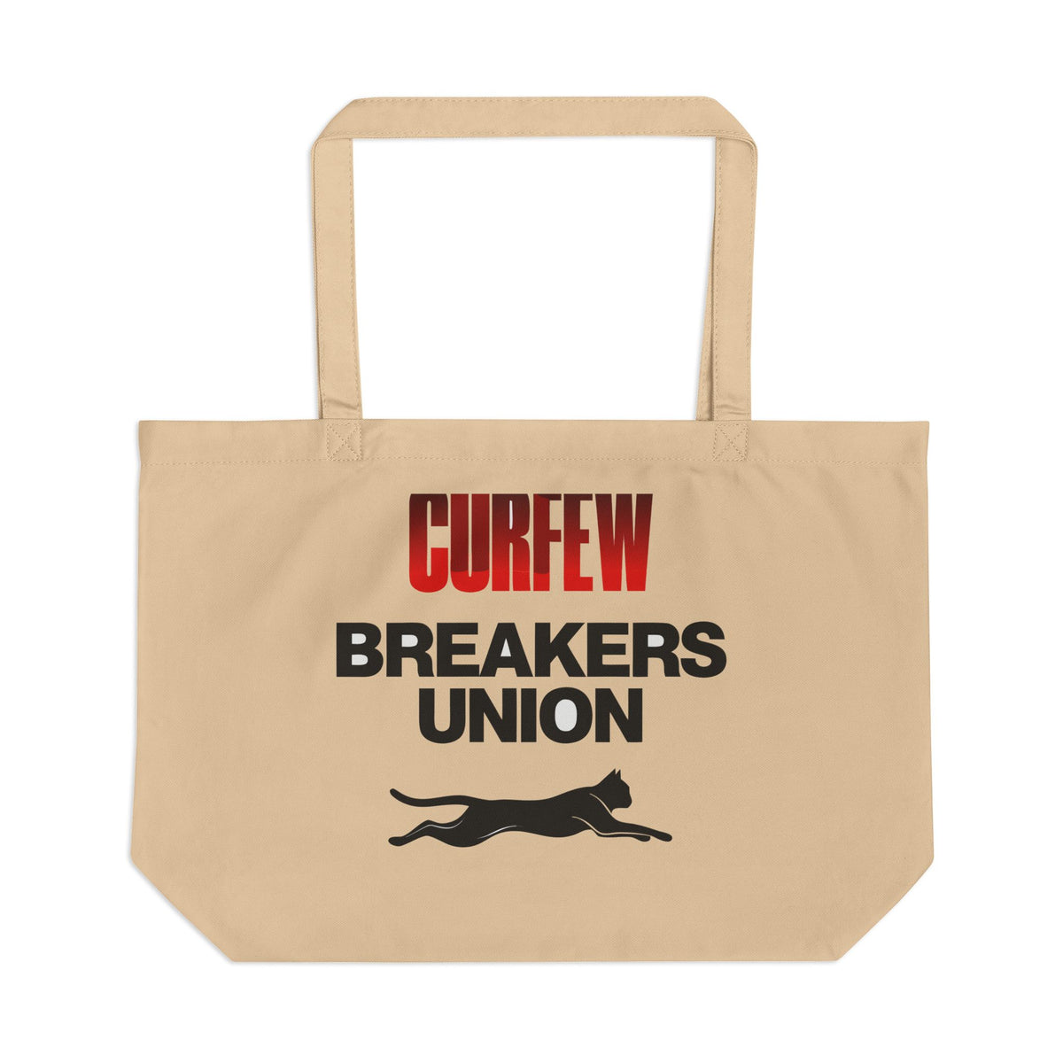 Curfew Breakers Union — Large Eco Tote
