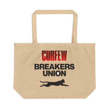 Curfew Breakers Union — Large Eco Tote