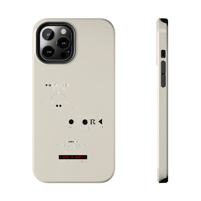 Rich Is Quiet Specimen — iPhone Tough Case
