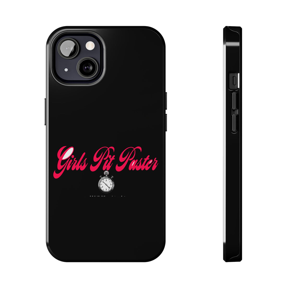 Girls Pit Faster Stopwatch — iPhone Tough Case