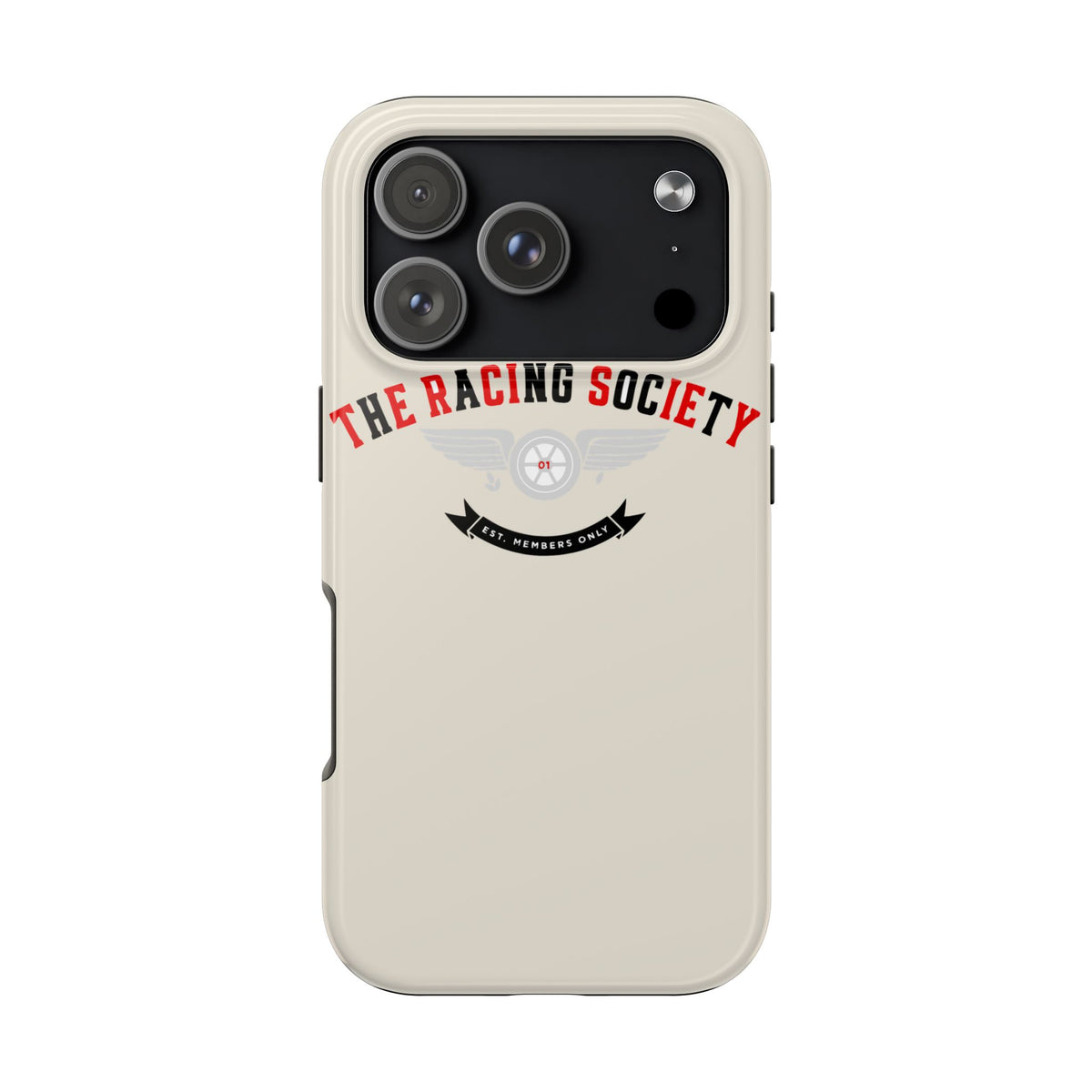 Racing Society Crest — iPhone Tough Case
