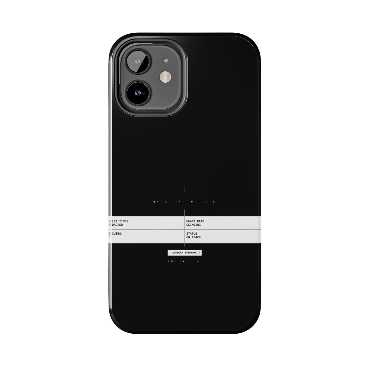 Split Times Redacted — iPhone Tough Case