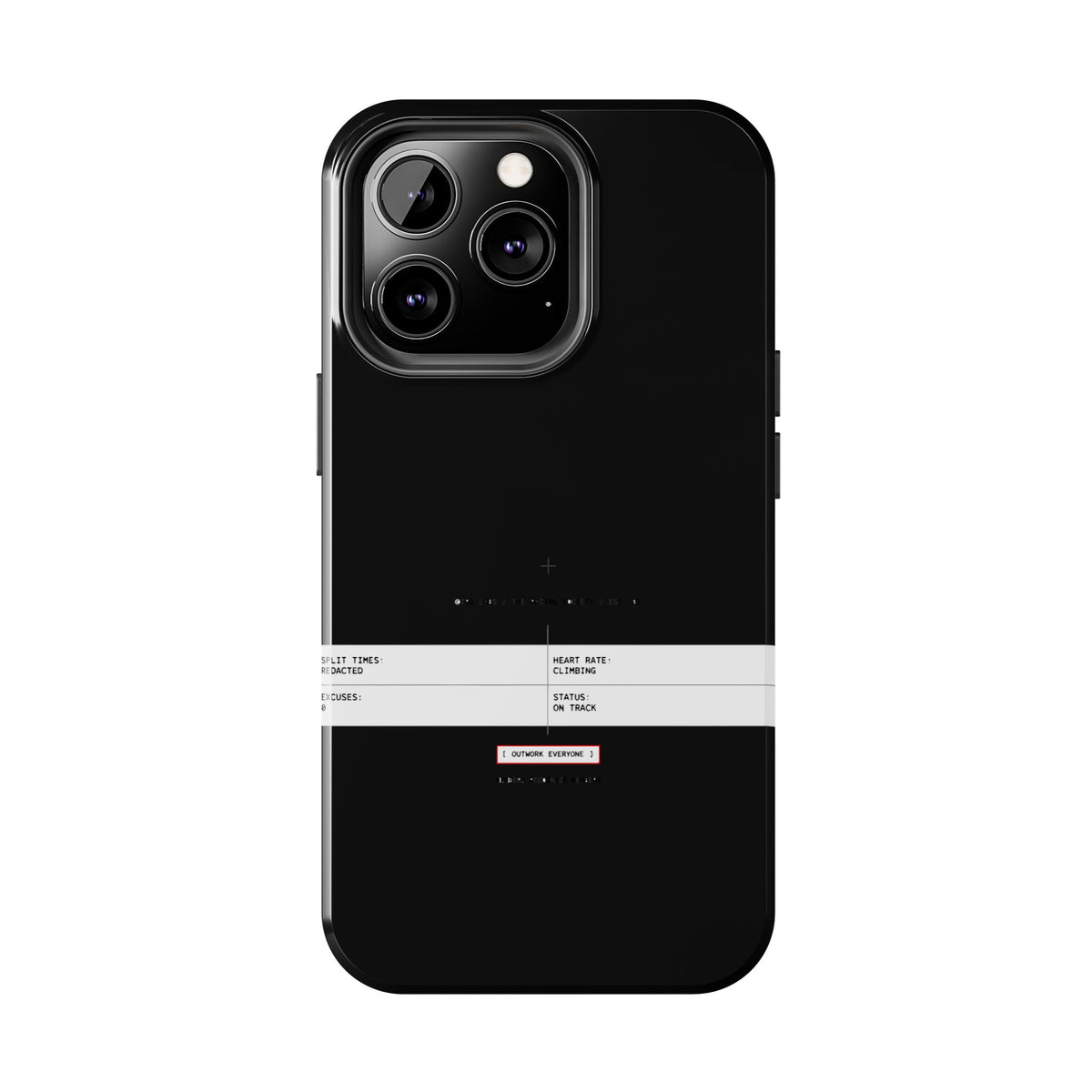 Split Times Redacted — iPhone Tough Case