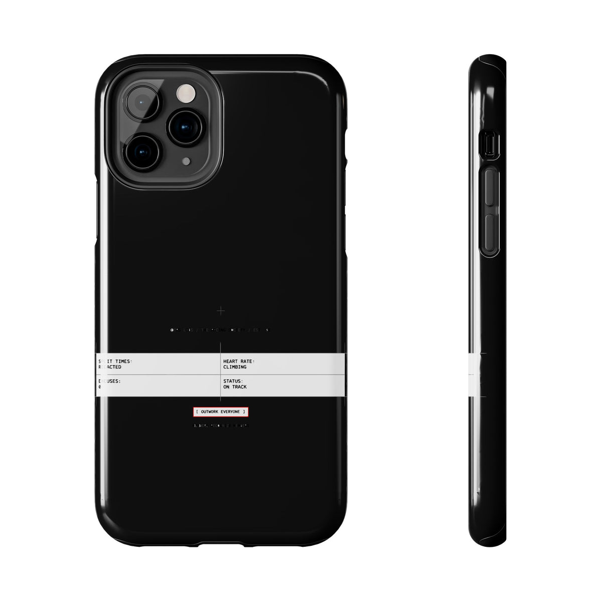 Split Times Redacted — iPhone Tough Case