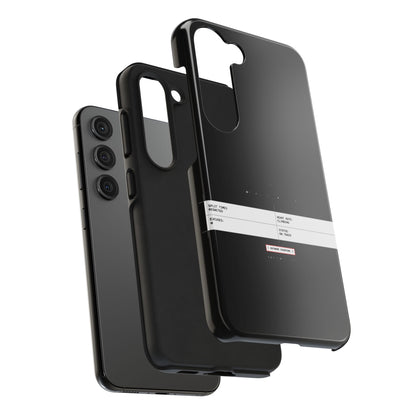 Split Times Redacted — iPhone Tough Case