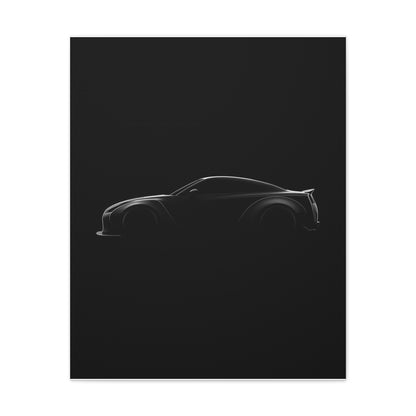 Rim Light car canvas wall art — canvas in living room, The Racing Society