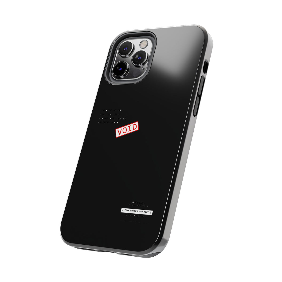 Fear Doesn't Pay Rent — iPhone Tough Case
