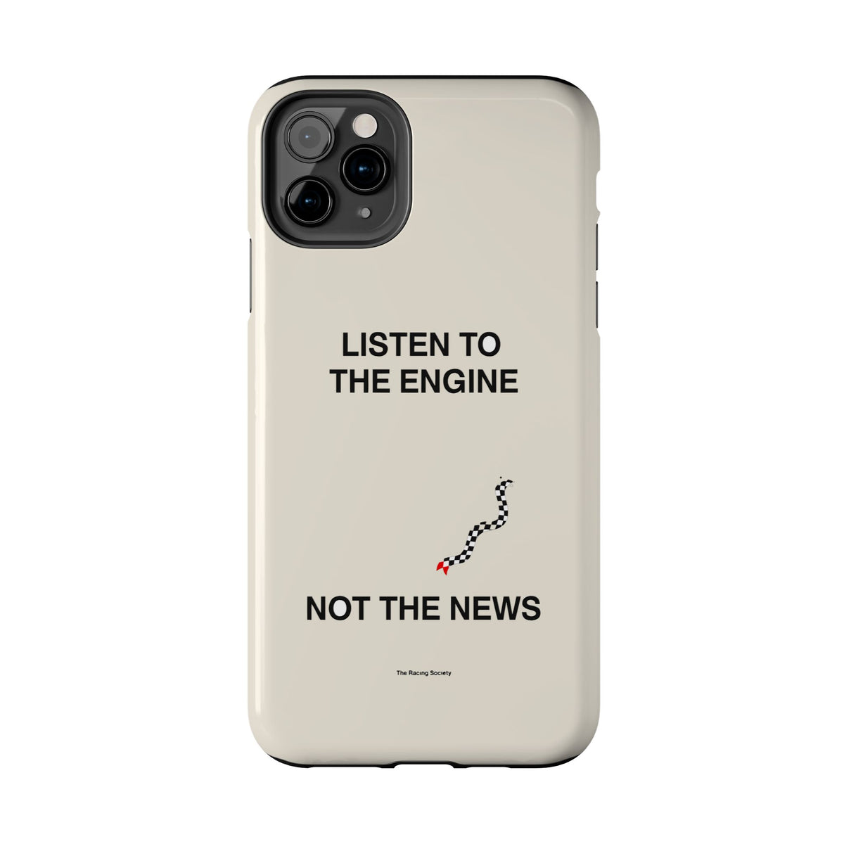 Listen To The Engine, Not The News — iPhone Tough Case