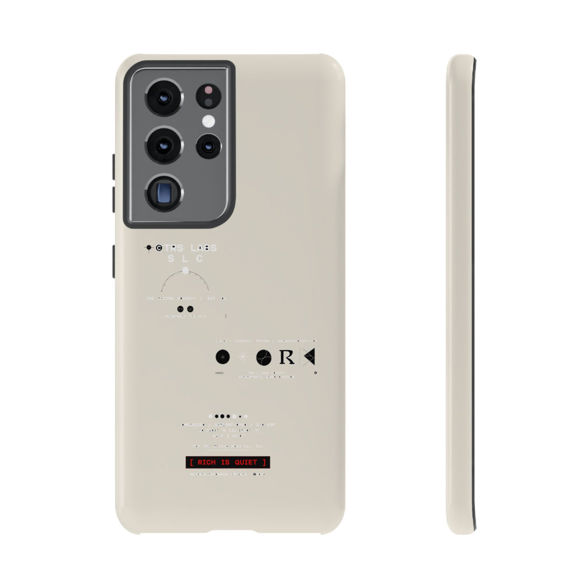 Rich Is Quiet Specimen — Samsung Galaxy Tough Case