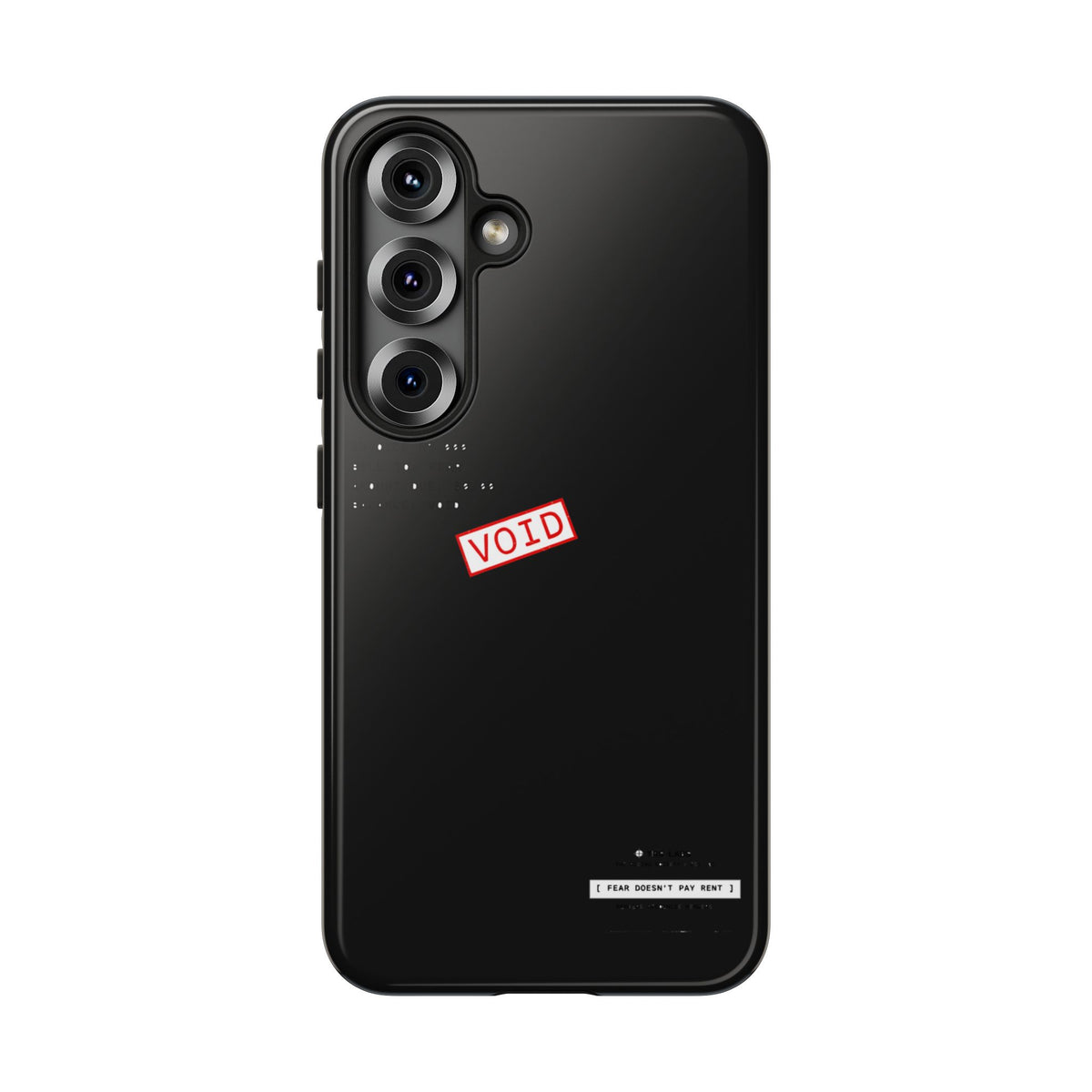 Fear Doesn't Pay Rent — Samsung Galaxy Tough Case