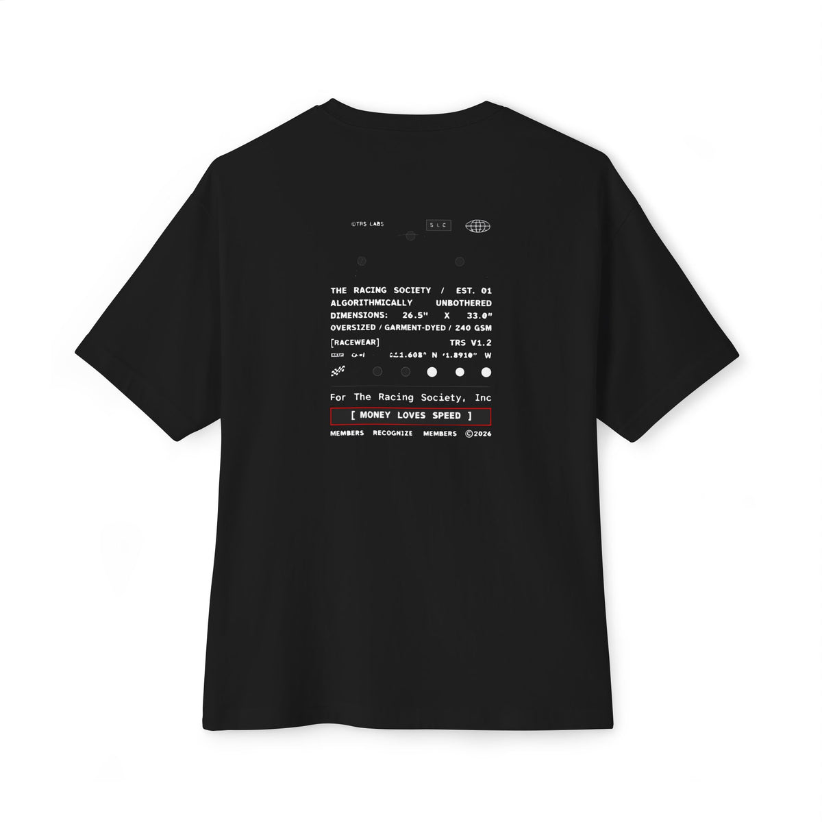 Money Loves Speed — Oversized Boxy Tee