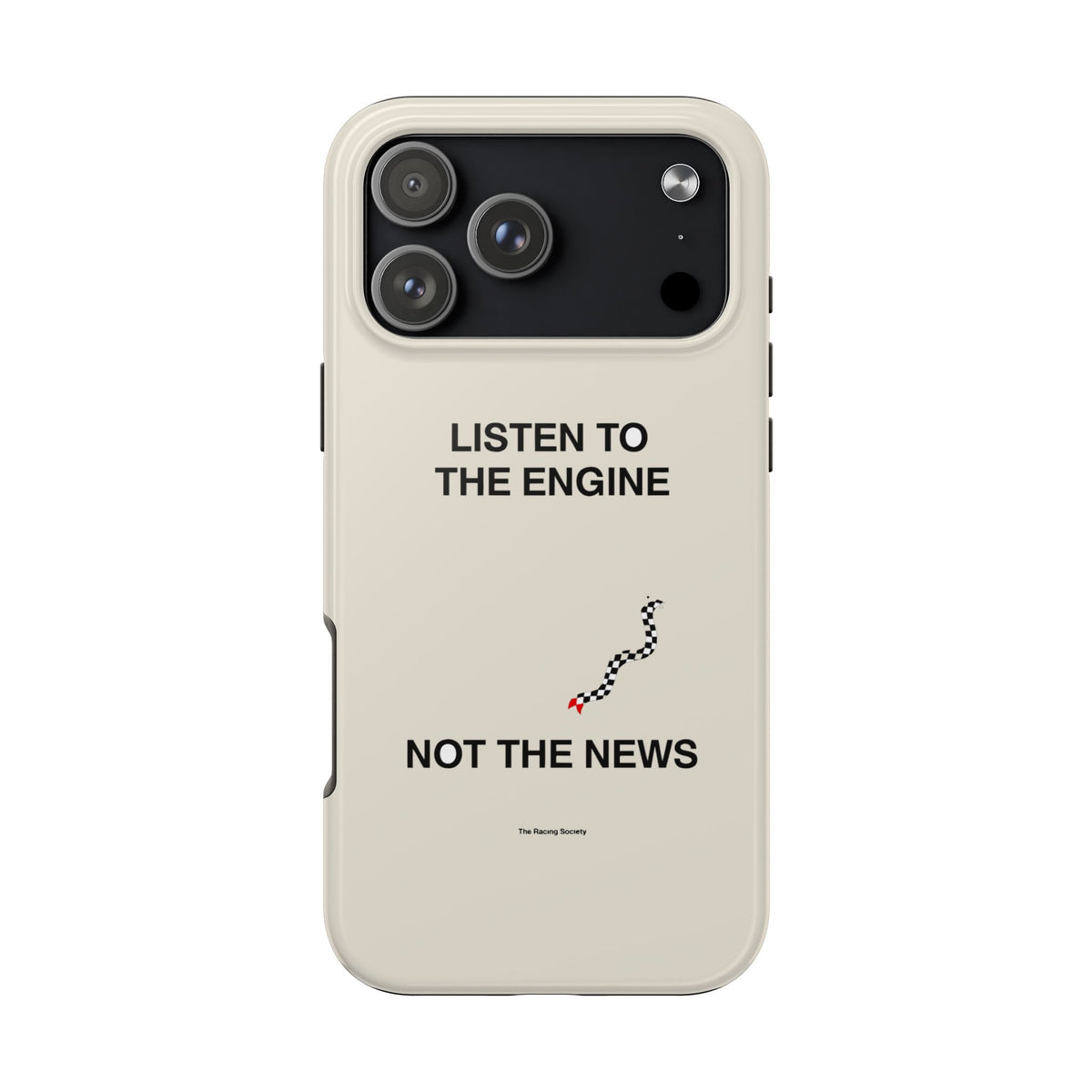 Listen To The Engine, Not The News — iPhone Tough Case