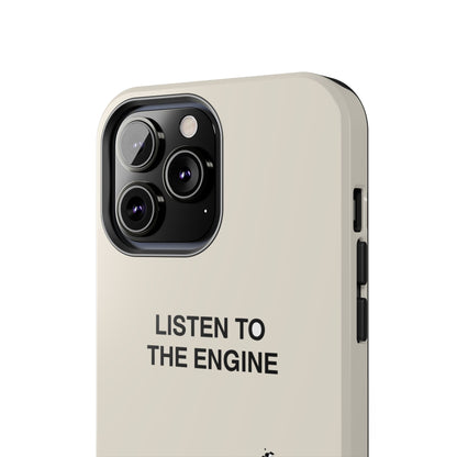 Listen To The Engine, Not The News — iPhone Tough Case
