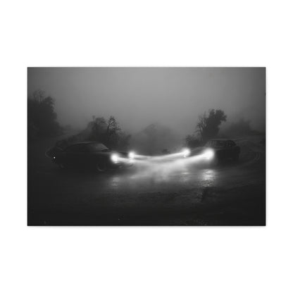 Crossing car canvas wall art — canvas in living room, The Racing Society