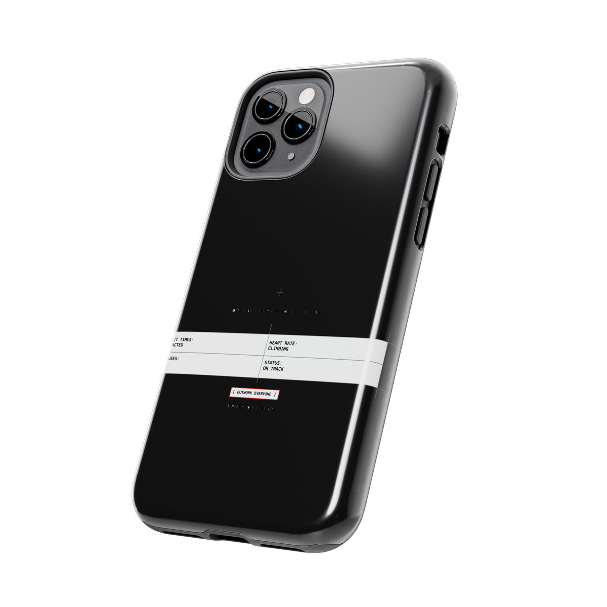 Split Times Redacted — iPhone Tough Case