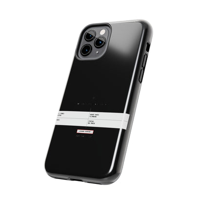 Split Times Redacted — iPhone Tough Case