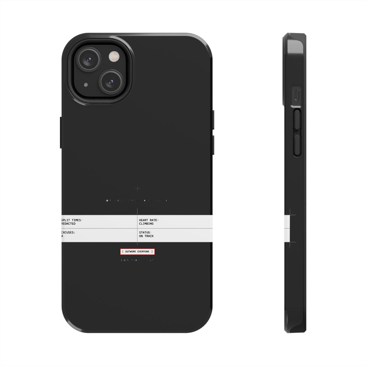 Split Times Redacted — iPhone Tough Case