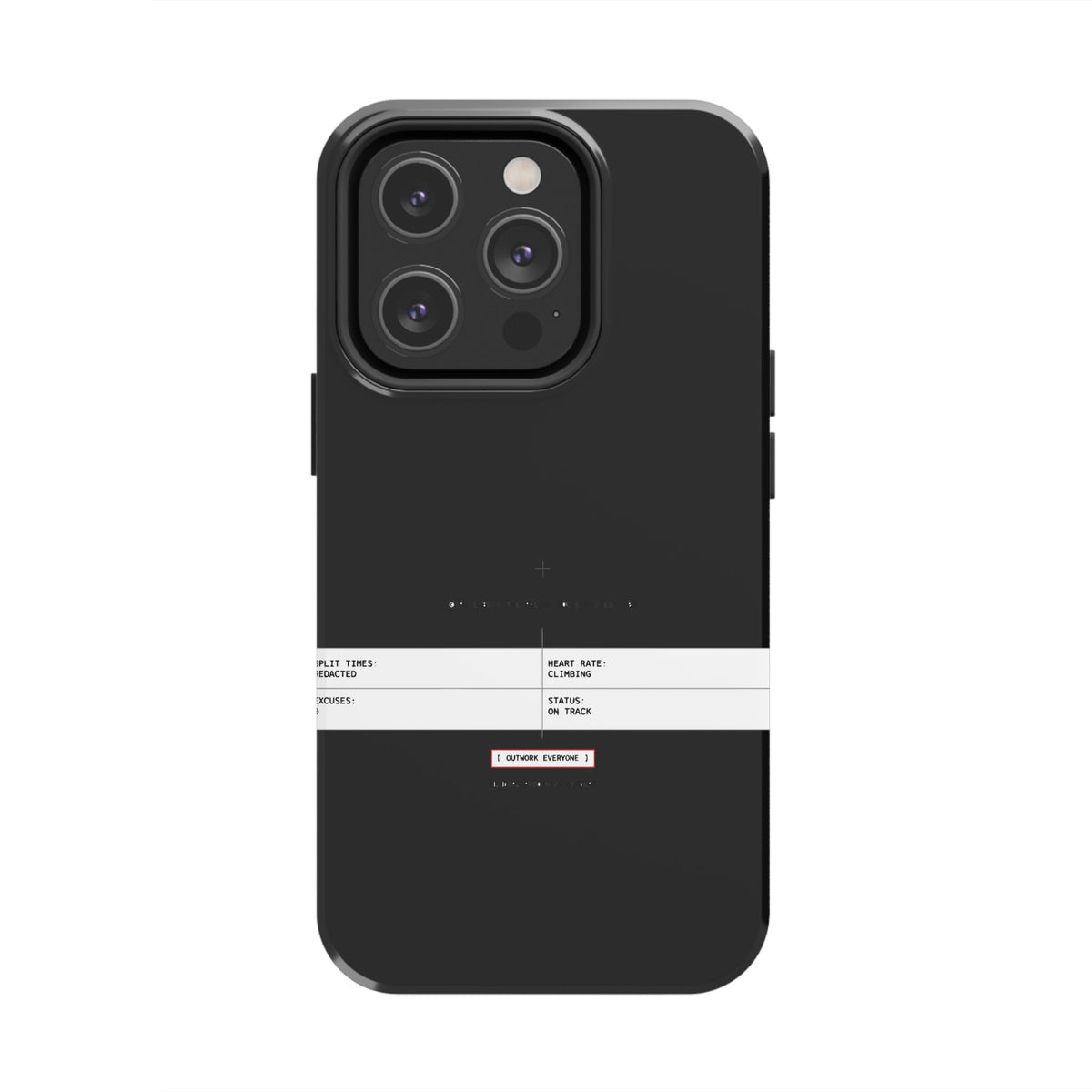 Split Times Redacted — iPhone Tough Case